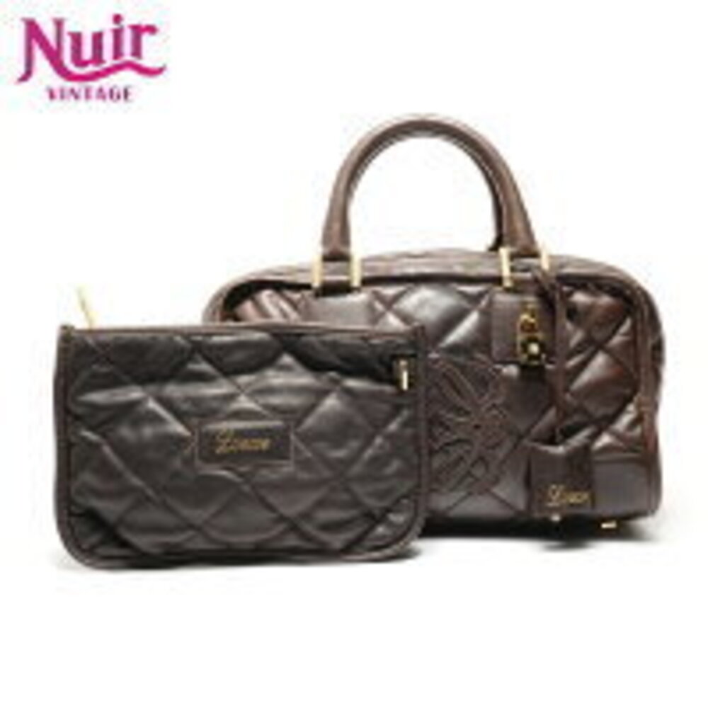 Loewe Amazona quilted handbag brown